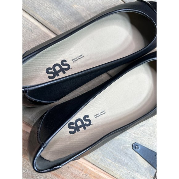 NEW US9.5 SAS Womens Scenic Ballet Flat Leather Slip on Shoes Loafers - Picture 7 of 7